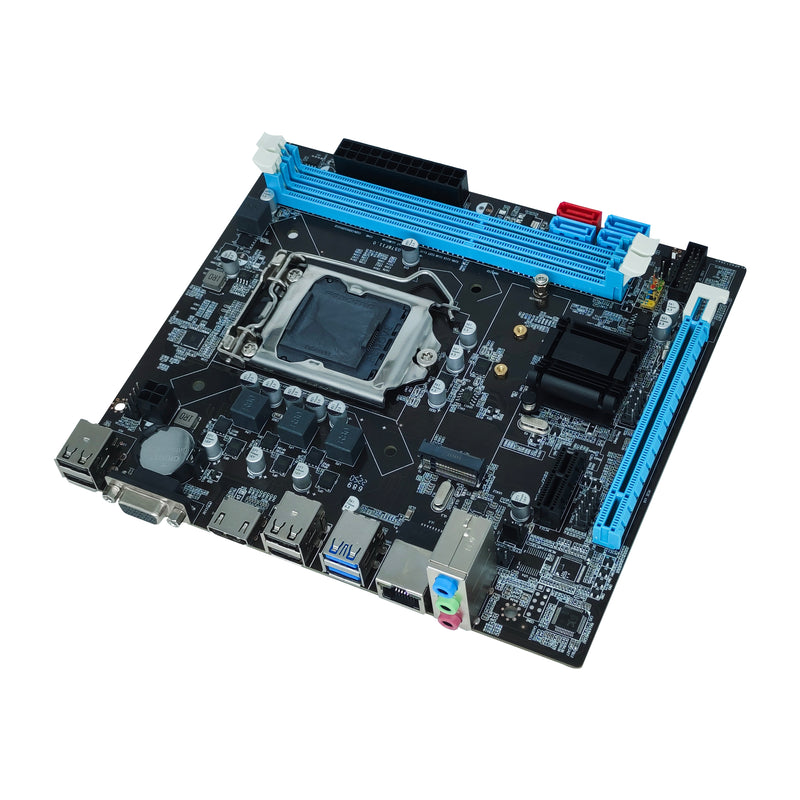 PLACA-MAE BMBB75-G3HGU-M2 REV 2.0 BULK DDR3 1155P REDE 10/100/1000 BLUECASE - 16GB / VGA / HDMI / USB 3.0 / M.2 NVME / M