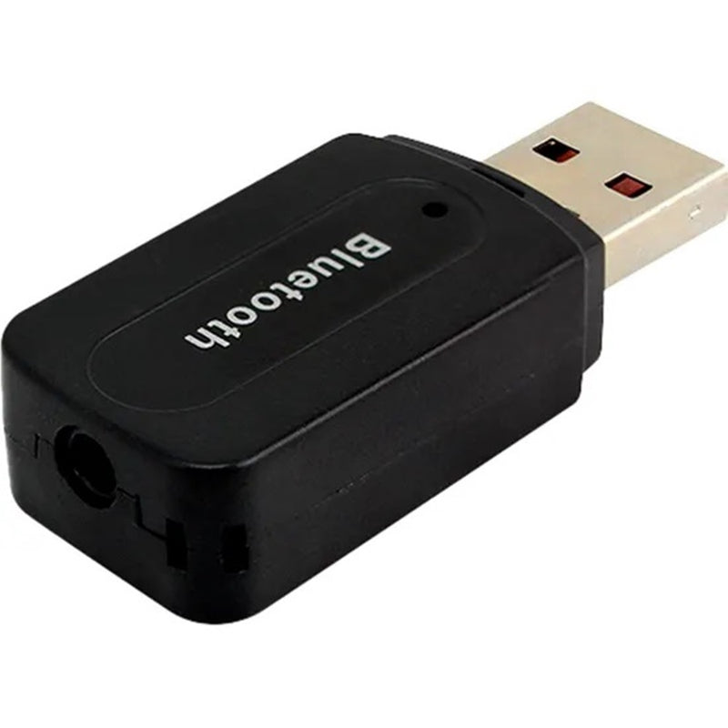 Adaptador USB Bluetooth 5+ 015-0064 e Receptor de Música Com Cabo Aux