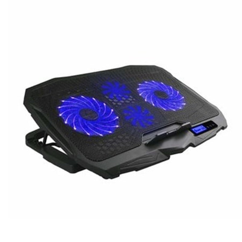 Base Cooler para Notebook Ingvar Gamer com LED Azul e 4 Ventoinhas Warrior – AC332