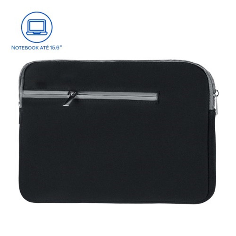 Case Neoprene Notebook 15,6 Preto Cinza Multi – Bo400