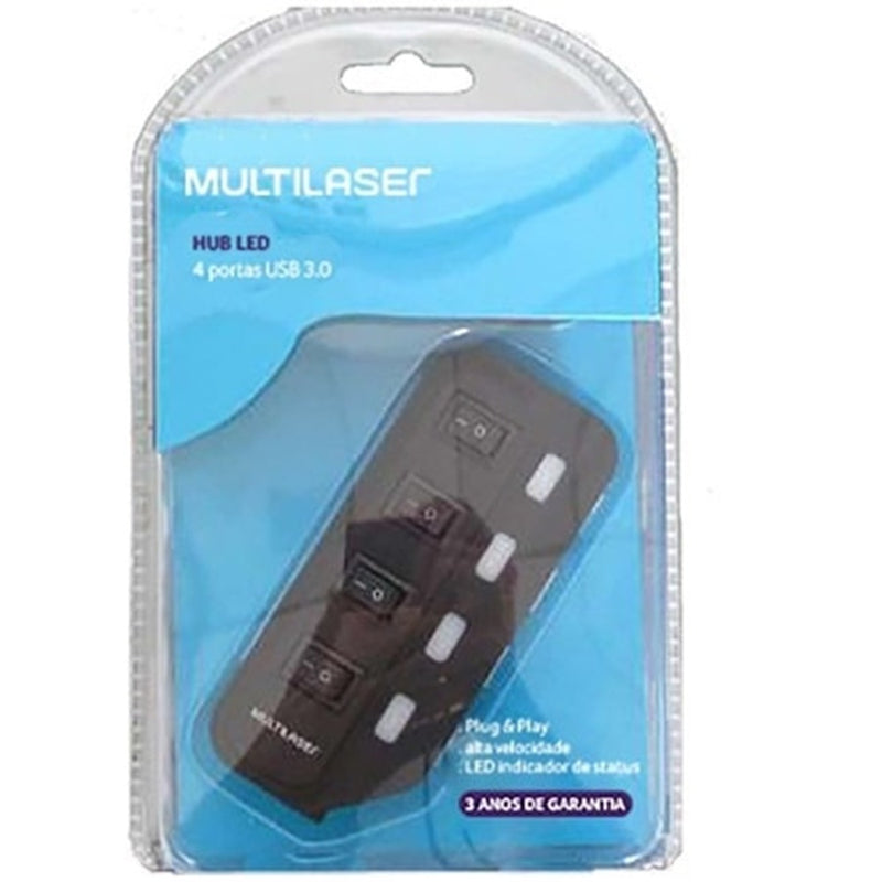 Hub USB Multi 3.0 Super Speed 4 Portas – AC264