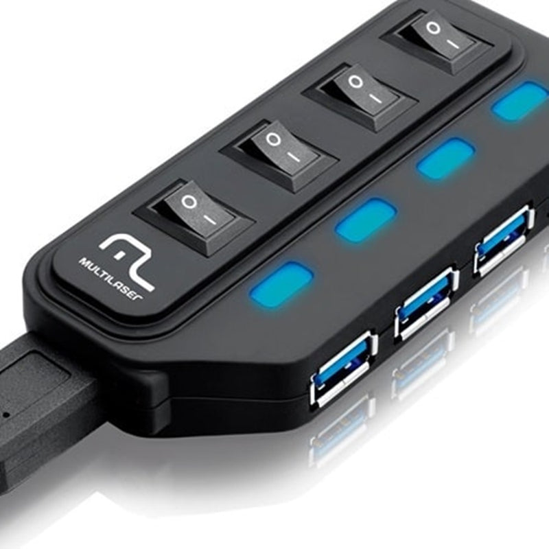 Hub USB Multi 3.0 Super Speed 4 Portas – AC264