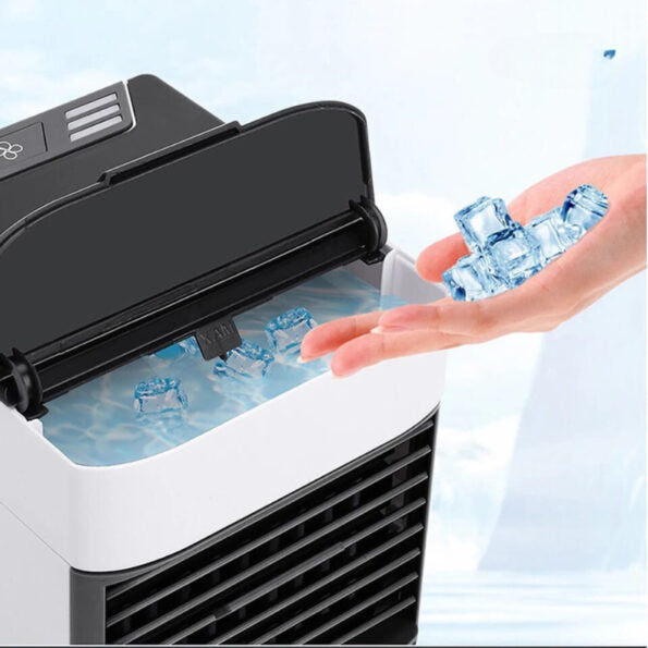 Mini Ar Condicionado Portátil Arctic Air Cooler Umidificador Climatizador Luz Led USB / Ar puro