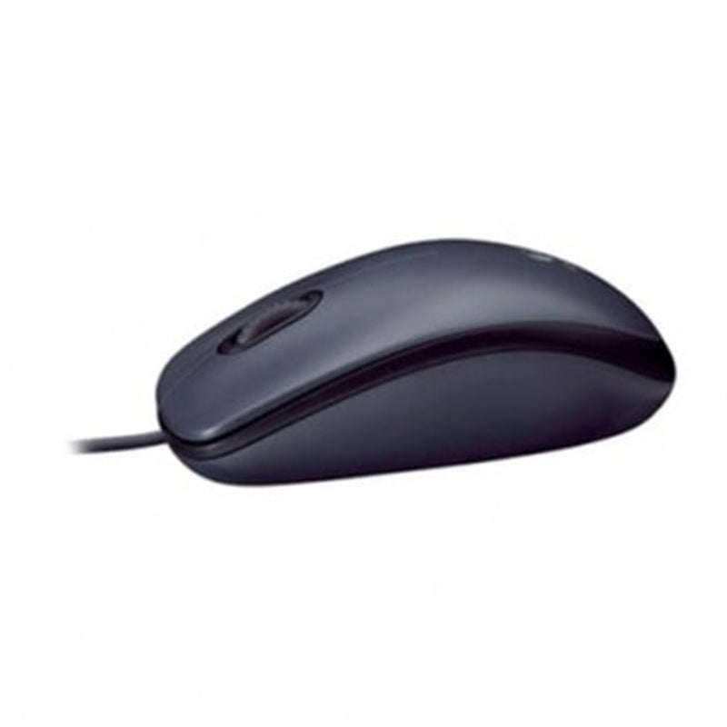 Mouse com fio USB Logitech M90 com Design Ambidestro
