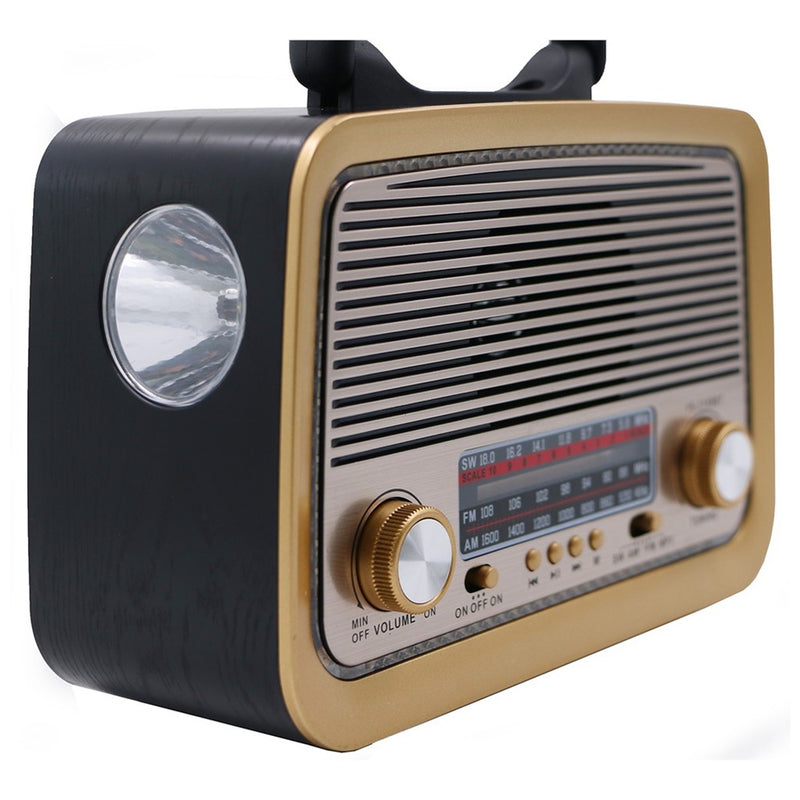 Radio Vintage Retro Bluetooth Am-Fm Pen Drive Sd Aux Bivolt Ys-3199BT