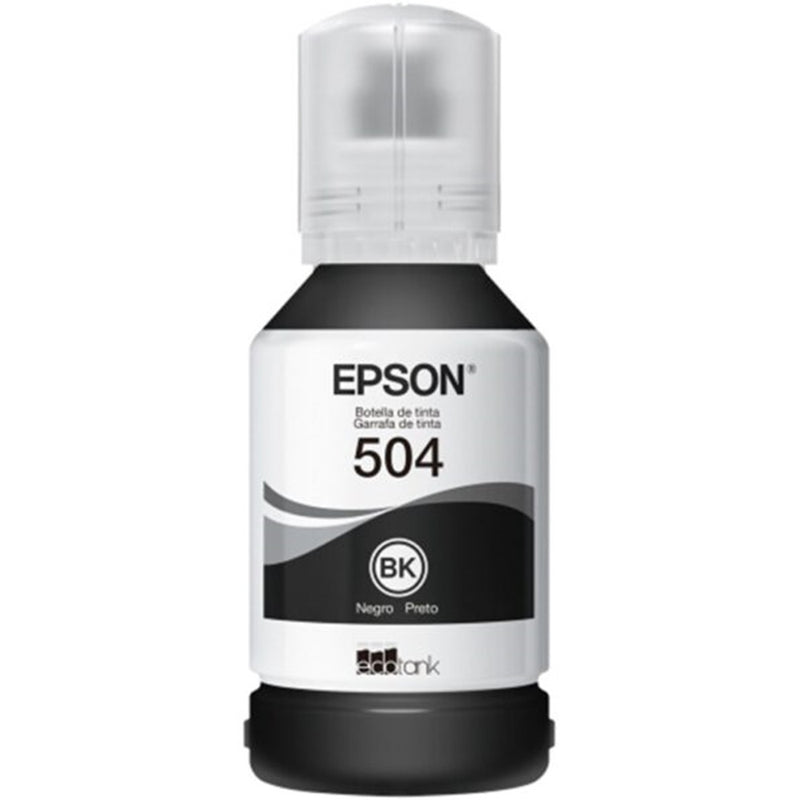 Refil de Tinta para Ecotank Preto T504 – T504120AL – Epson L4150/60/6171