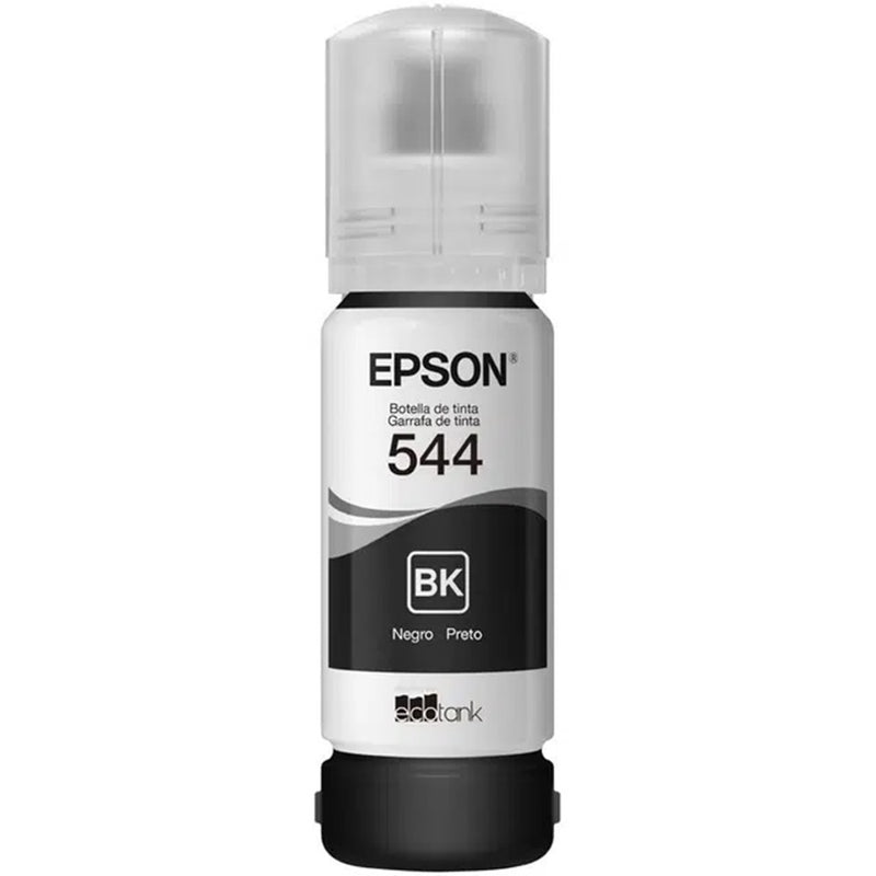 Refil de Tinta para Ecotank  Epson Preto T544  T544120-AL Preto