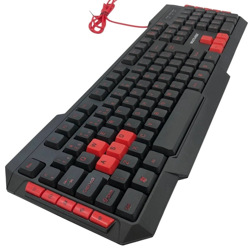 Teclado Gamer TC160 Multimídia Red Keys Usb – Multi