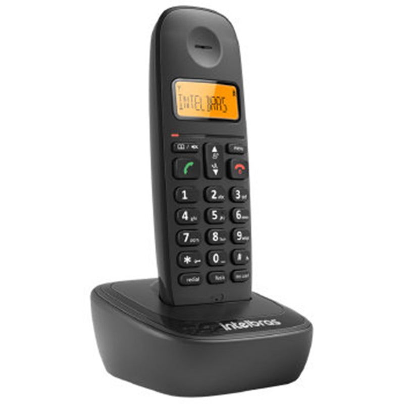 Telefone sem Fio Intelbras TS2510 com Identificador de Chamadas, Preto