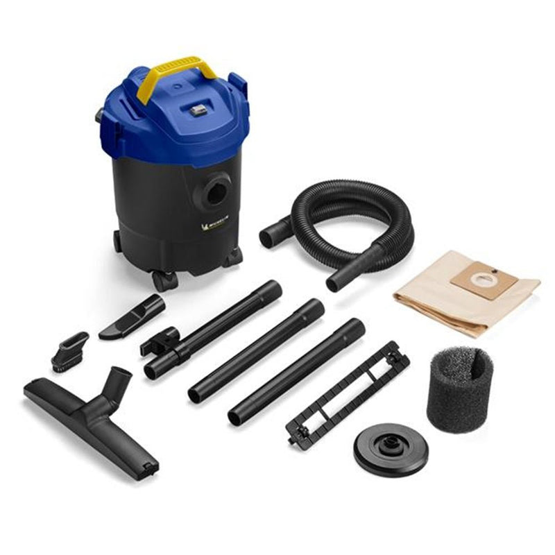 Aspirador de Pó e Água Michelin 12L Multifunção 3 em 1 220V e 1100W – MI004 - TerabytesInformatica - Aspirador de Pó