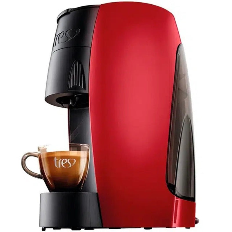 CAFETEIRA ESPRESSO TRES CORACOES LOV 20039027 VERMELHO 220 VOLTS - TerabytesInformatica - cafeteira