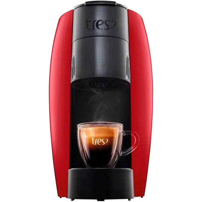 CAFETEIRA ESPRESSO TRES CORACOES LOV 20039027 VERMELHO 220 VOLTS - TerabytesInformatica - cafeteira