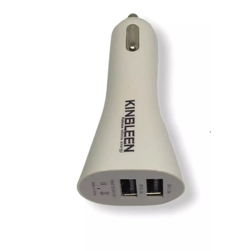 Carregador Veicular Com 2usb Rápido Kingleen - TerabytesInformatica - 