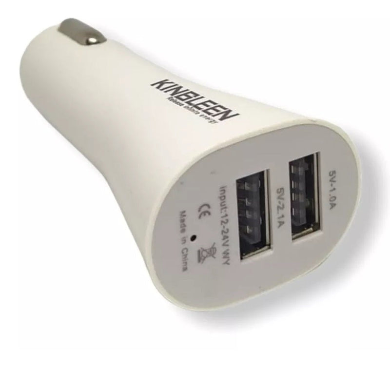 Carregador Veicular Com 2usb Rápido Kingleen - TerabytesInformatica - 