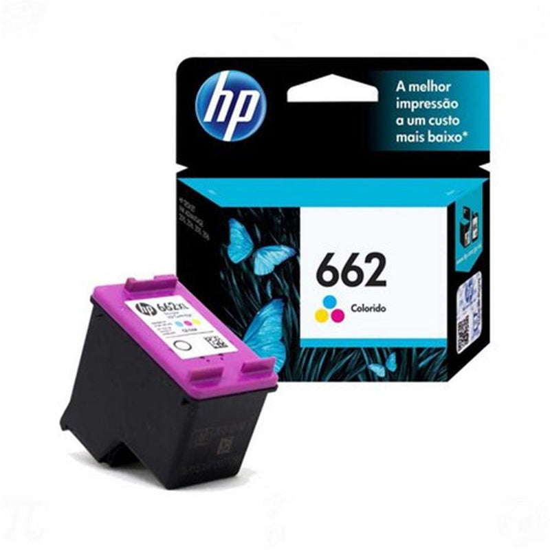 Cartucho de Tinta HP 662 Colorido Original CZ104AB - TerabytesInformatica - 