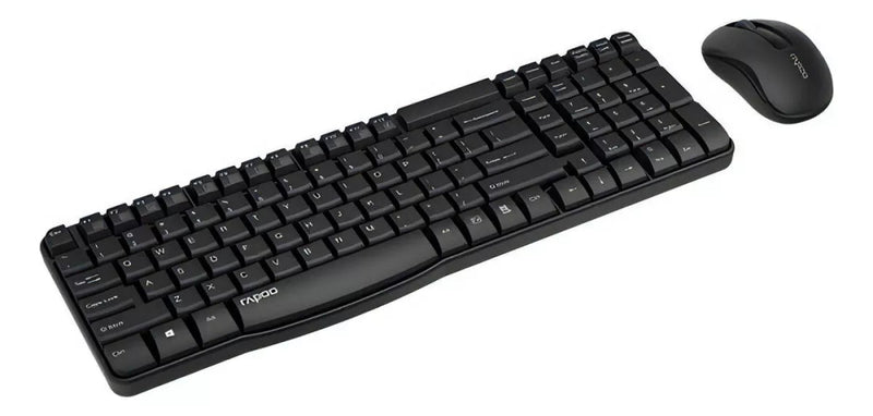 Kit Teclado E Mouse S/fio Rapoo X1800s C/pilhas Cor do mouse Preto Cor do teclado Preto - TerabytesInformatica - 