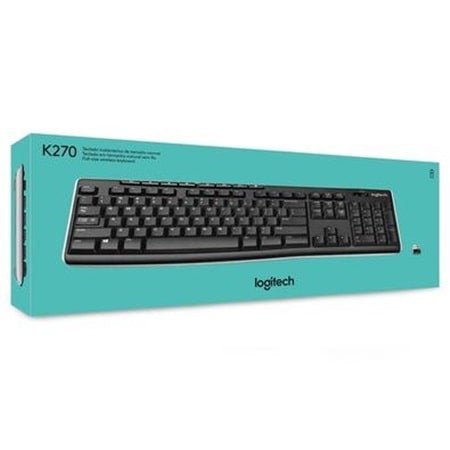 Teclado Sem Fio Logitech K270 Multimídia Unifying ABNT2 - TerabytesInformatica - 