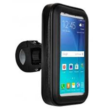 Suporte Smartphone Guidão 22 a 35mm até 5,5 Pol. com Rotação 360º e Touch Screen Preto Atrio BI095