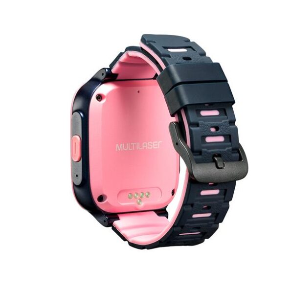 Smartwatch Infantil Multilaser KidWatch 4G com Controle Parental Geolocalização Kids Rosa - P9201,P9201