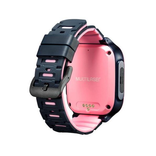 Smartwatch Infantil Multilaser KidWatch 4G com Controle Parental Geolocalização Kids Rosa - P9201,P9201