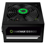 Fonte ATX 600w Gs600 com Cabo PFC Ativo 80 Plus White Preto Gamemax – TerabytesInformatica